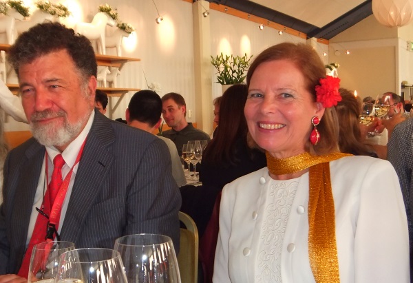 A.K. with Remo Ruffini, pioneer of the black hole, and director of, in 2012.