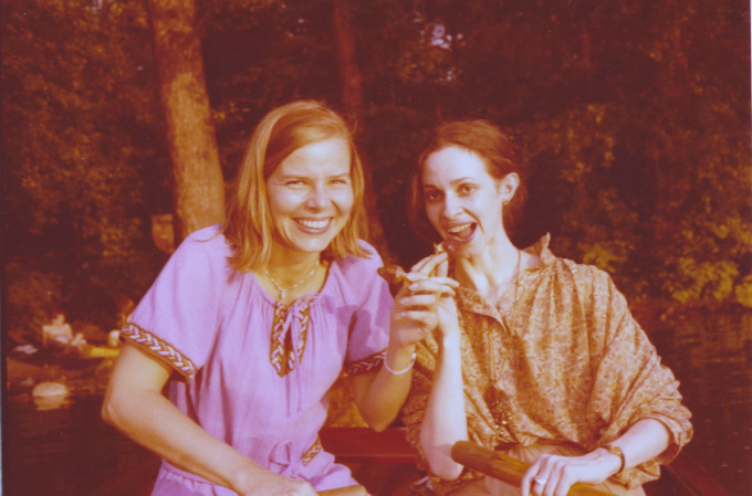 A.K. with prima ballerina Eva Evdokimova in 1978.